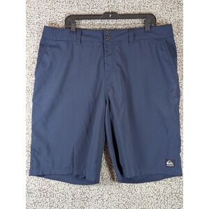 Quiksilver Performance Shorts Men's Size 38 Blue Golf Hike Surf‎ Outdoors